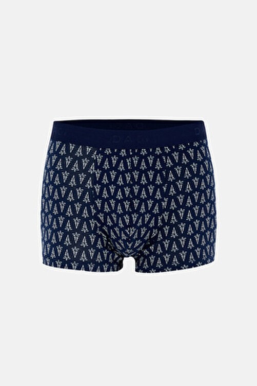 Dagi Koyu Mavi 5210 Desenli Pamuk Boxer