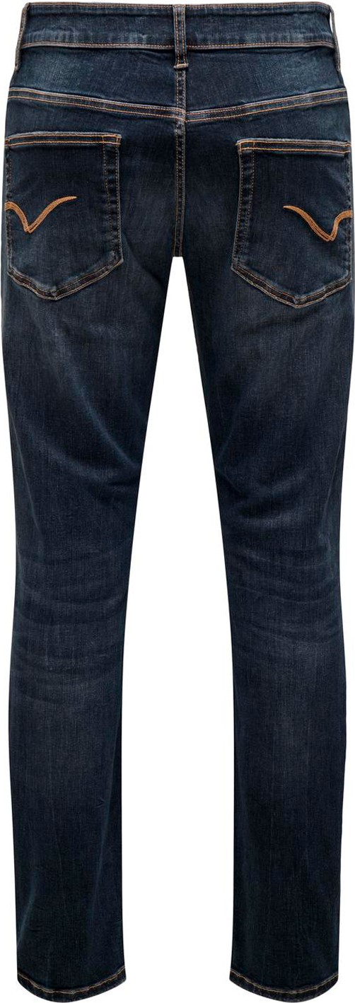 Only & Sons Normal Bel Slim Fit Açık Lacivert Erkek Denim Pantolon Onsloom Slım Ebony 0366 Dot Dnm Noo görsel 2
