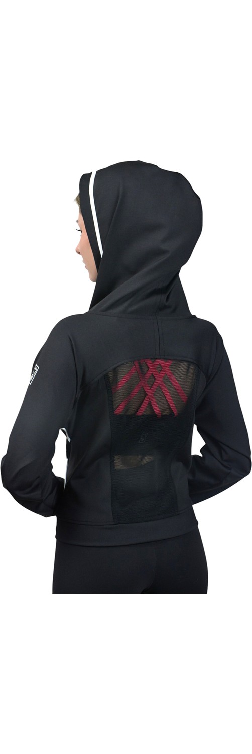 Lioness Activewear Lacivert Kadın Crop Sweatshirt Fermuarlı Sırt Dekolteli Kapüşonlu Eşofman Üstü görsel 8