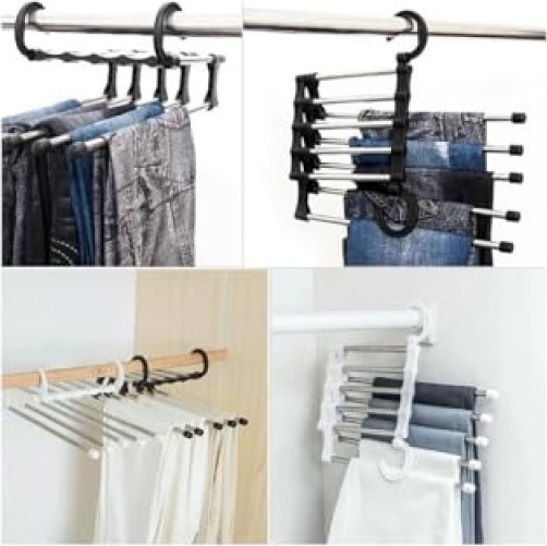 Odea 2 Katlı Pantolon Askısı (5'li) - Katlanabilir