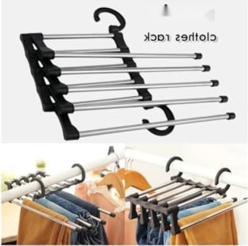 Frefly Store 2 Katlı Pantolon Askısı (5'li) - Katlanabilir görsel 3