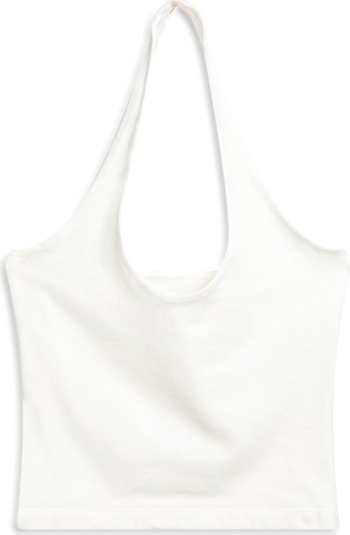 LTB Halter Yaka Crop Beyaz Atlet