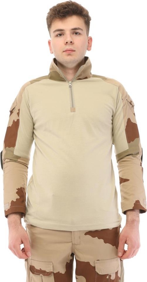 Single Sword Dirsek Detaylı Polo Yaka Yetişkin&Yetişkin Combat T - shirt - Beden: XL | Renk: Piksel görsel 4