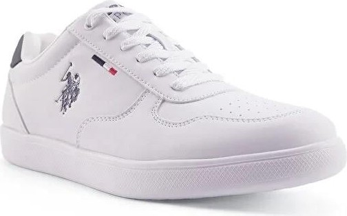 U.S. Polo Assn. Thunder 5fx Erkek Günlük Ayakkabı Suni Deri Düz Taban Beyaz Renk görsel 2