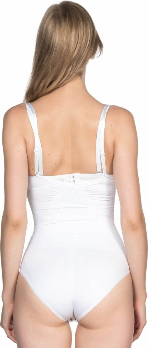 MiraLive Beyaz Göğsü Açık Body Korse görsel 2