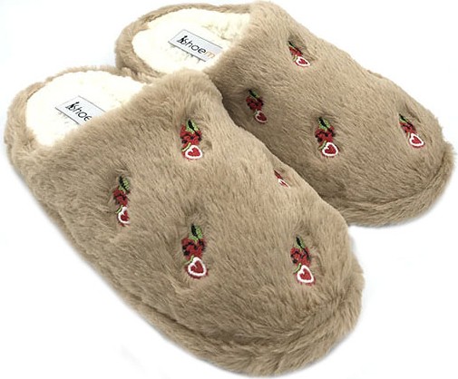 Shoemio Karla Nakışlı Kadın Ev Terliği