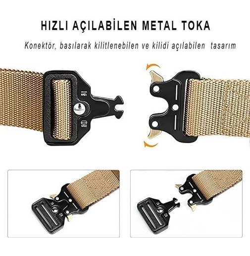 Hitch Kelebek Tokalı Taktik Kemer görsel 7