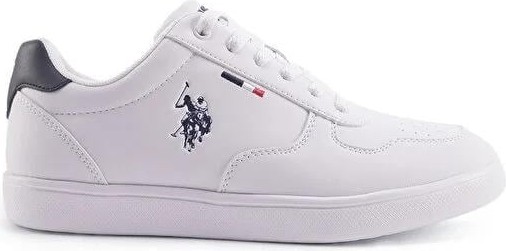 U.S. Polo Assn. Thunder 5fx Erkek Günlük Ayakkabı Suni Deri Düz Taban Beyaz Renk