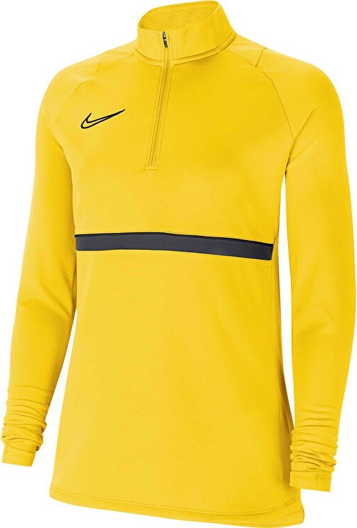 Nike Academy 21 Kadın Antrenman Üstü Kadın Antrenman Uzun Kollu Tişört Sarı