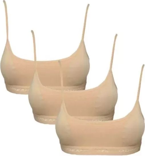 MiraLive Pedli Ip Askılı Ten Rengi Büstiyer 3 Adet