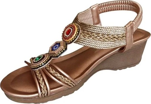 Guja 26Y241-1 Bronz Kadın Yazlık Sandalet görsel 3