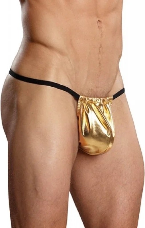 Beruflic Fantazi Altın Sarısı Lame Erkek String-Tanga Under Moda