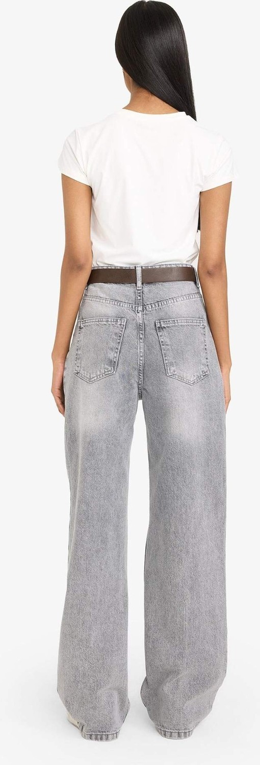 DeFacto %100 Pamuk 90's Wide Leg Jean Pantolon F5522AX26SP görsel 7