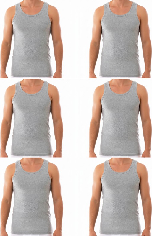 Süsen Lingerie 6 Adet Erkek Beyaz Atlet, Günlük Erkek Atlet, Erkek Penye Atlet görsel 6