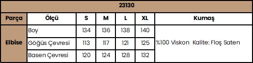 Çamaşır Kenti %100 Viskon Desenli Truvakar Kollu Saten Elbise görsel 3