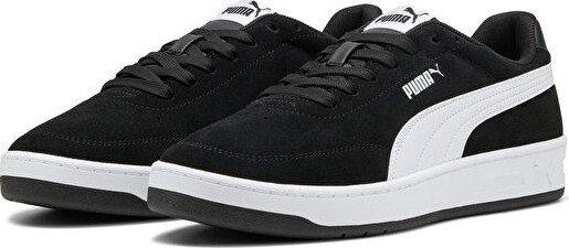 Puma Court Classıc Clean Sd Unisex Günlük Ayakkabı 40268001 Siyah görsel 3