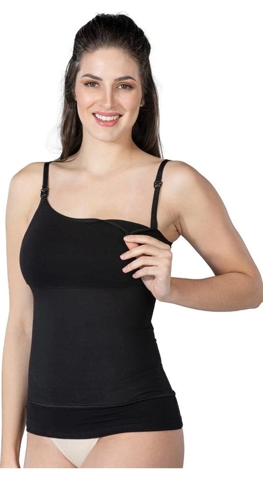 Emay Siyah Emay 1402 Modal Cotton Emzirme Atlet Korse görsel 2