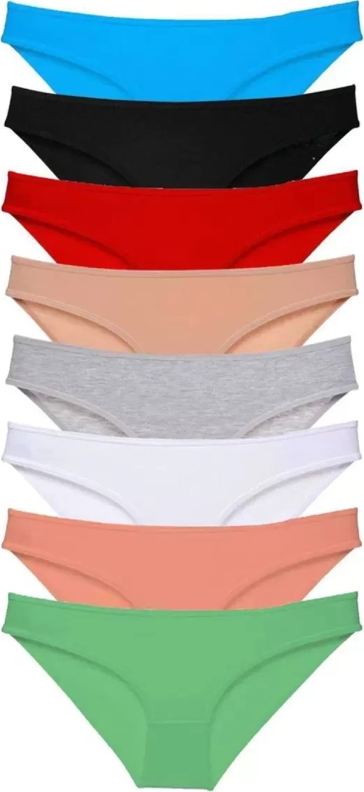 Royaleks 8 Adet Süper Eko Set Likralı Kadın Slip Külot Set 1
