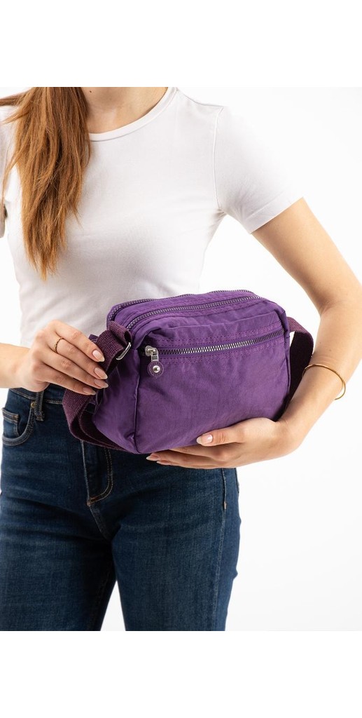 Baginn Kadın Postacı Çanta Hafif Klinkır Kumaş Çok Cepli Çapraz Askılı Omuz Çantası 24*16 cm Günlük Çanta görsel 8