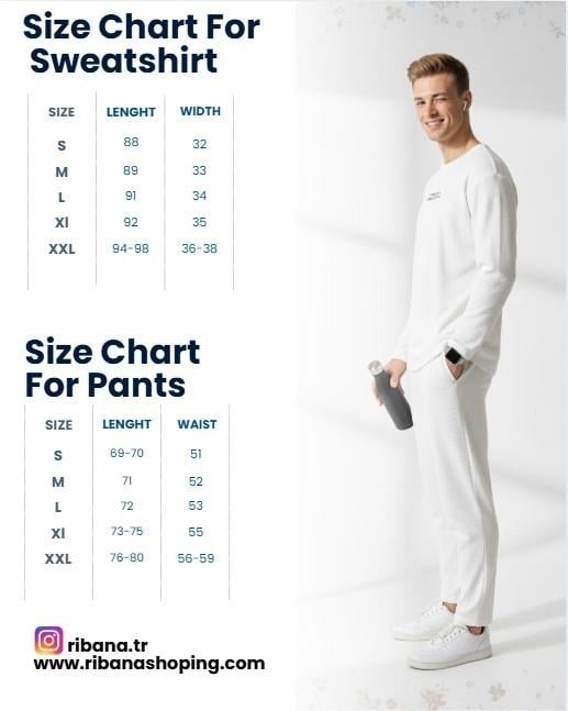 Ribana Classic Unısex Bürümcük Kumaş Polo Yaka Fermuarlı Cepli Beli Lastikli Alt-Üst Takım görsel 5