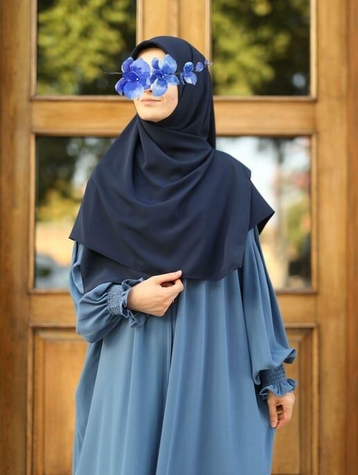 Fresco Scarfs Tesettür Hijab Medine Ipeği Eşarp 120x120 Küf Yeşili