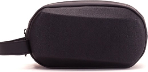 Sannora Bags Siyah Erkek Portföy Clutch Traş Kozmetik Bakım ve Günlük El Çantası görsel 4