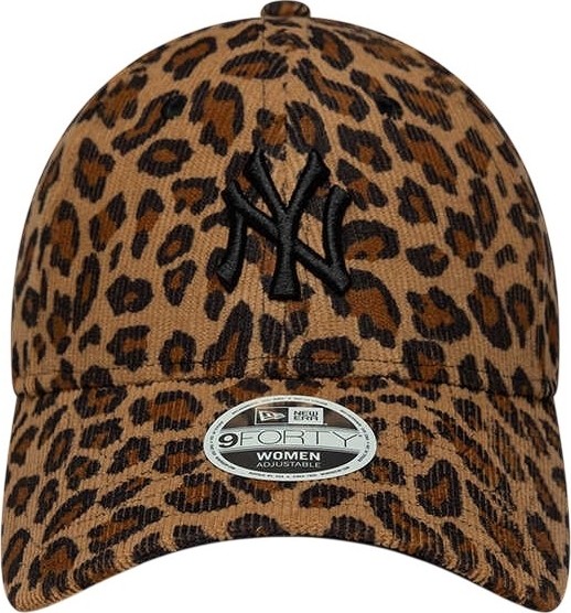 New Era Wmns Leopard Cord 9forty Neyvan Bej Unisex Şapka görsel 2