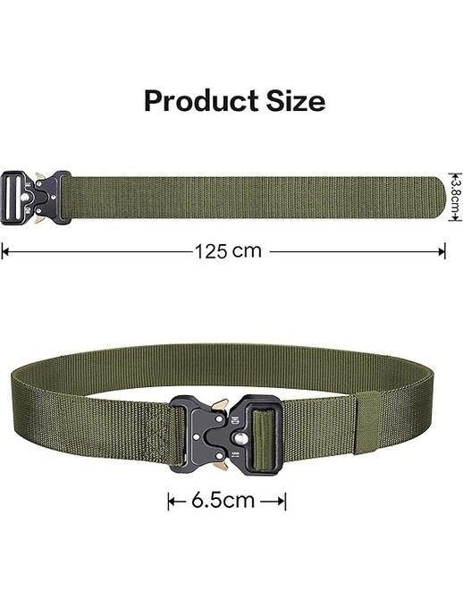 STG Metal Tokalı Taktik Kemer 120CM görsel 6