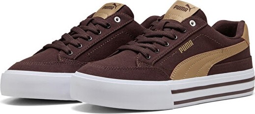 Puma Court Classıc Vulc Fs Erkek Günlük Ayakkabı 39635341 Kahverengi görsel 3