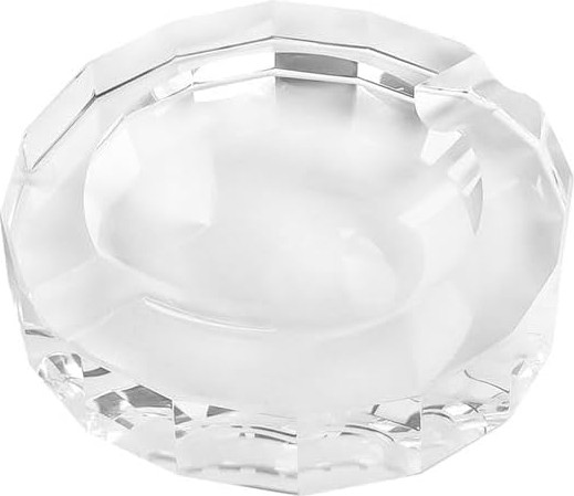 Cyrstal Ashtray Transparent Gümüş Tek Ebat BA2055 057 C1