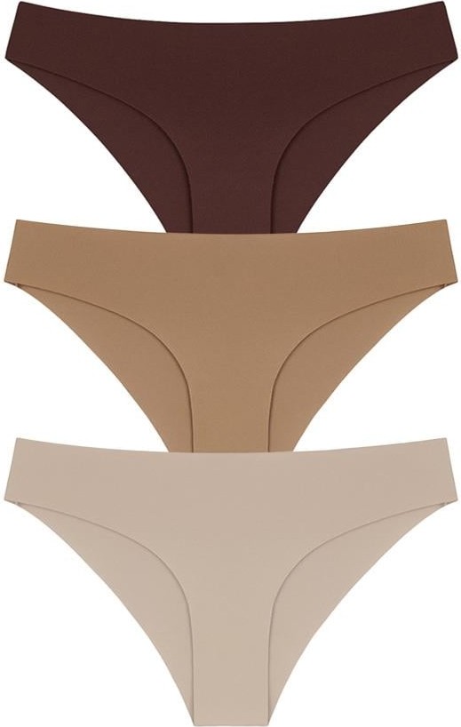Cottonhill Lazer Kesim Kadın Bikini Külot 6'lı Paket Çok Renkli %80 Polyamid %20 Elastan