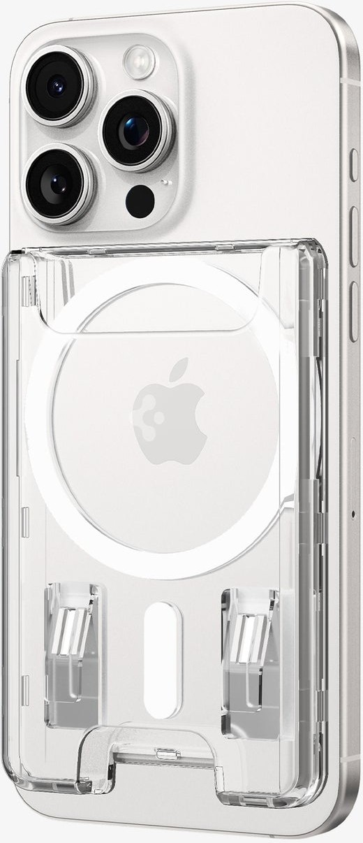 Spigen MagSafe Destekli Cüzdan Ultra Hybrid Mag Fit (3 Kartlık) Şeffaf - AFA07148 görsel 4