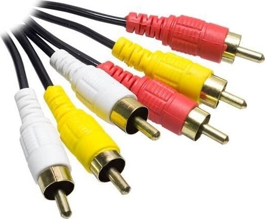 Aesco HDMI To Av Rca Tos Çevirici + HDMI Kablo + Rca Kablo görsel 4