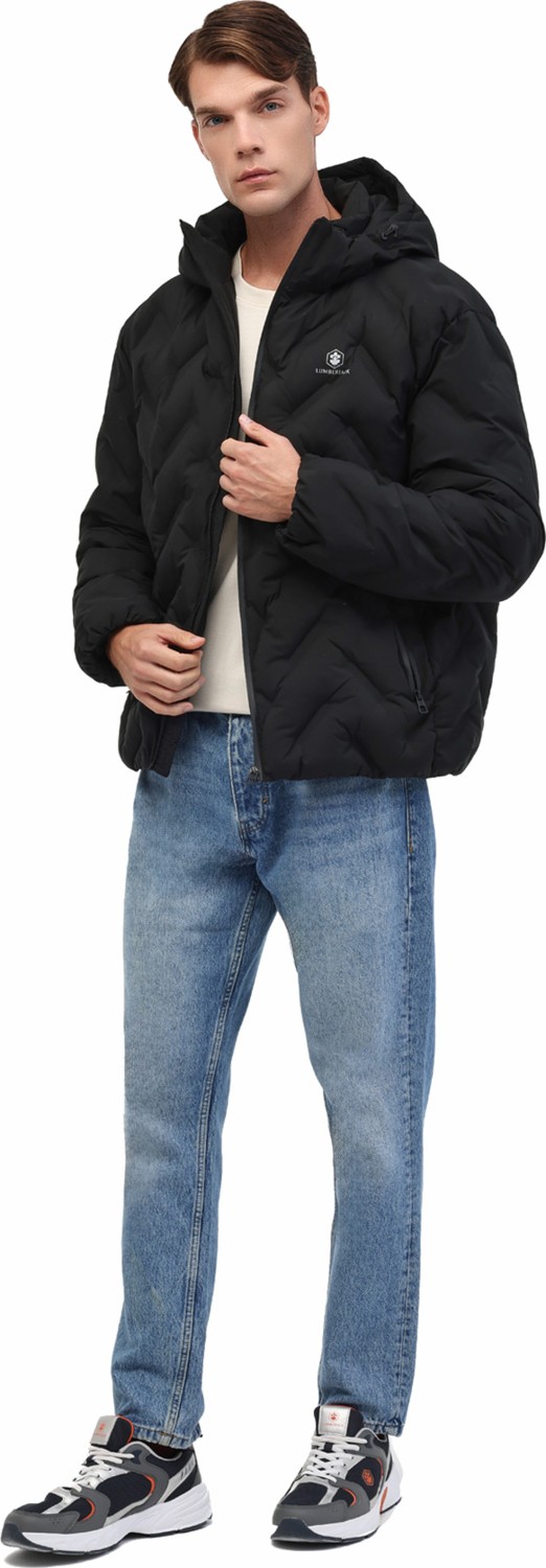 Lumberjack ml Henry Coat 25N17 5pr Siyah Erkek Kısa Kaban görsel 3