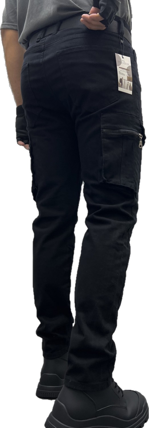 Polviton Erkek Kargo Pantolon Taktikal Cep Gabardin Likralı görsel 8