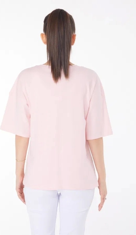 Combin T-Shirt Pembe görsel 5
