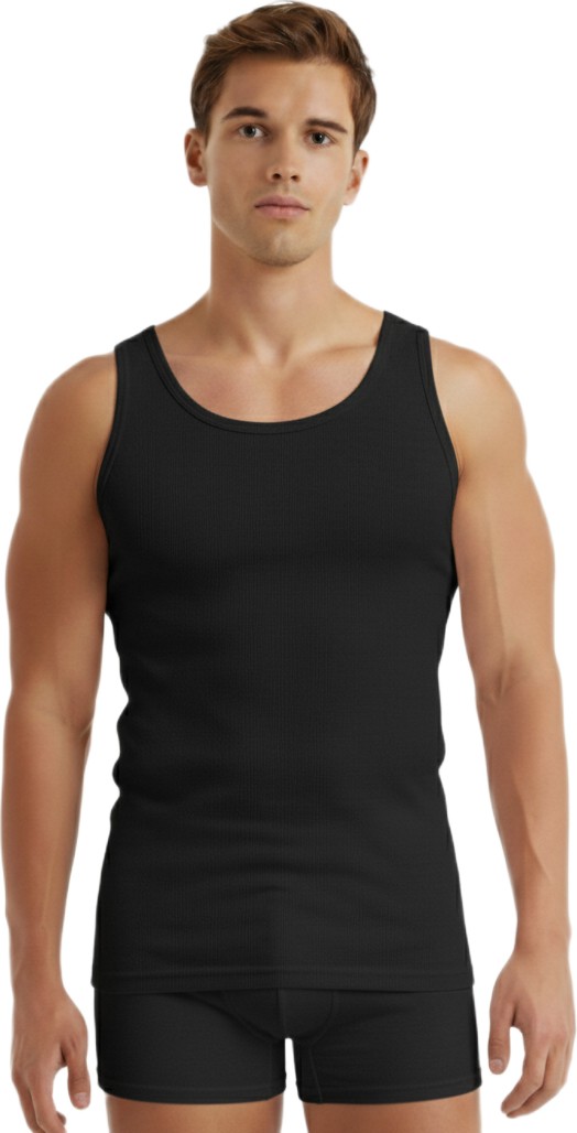 Blackspade Erkek Spor Atlet 2'li Paket Tender Cotton 9676 - Siyah görsel 5