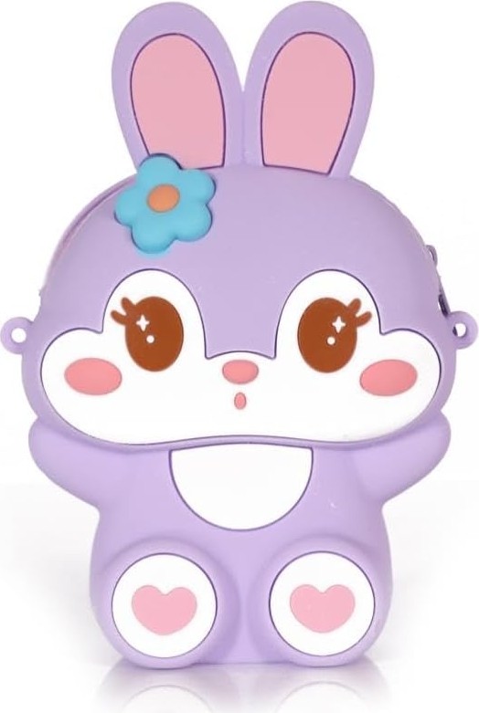 Brf Store Prime Ogi Mogi Toys Silikon Mor Tavşan Omuz Çantası
