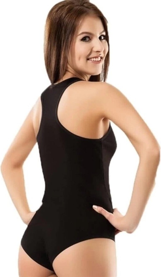 Melonika Şahinler Kalın Askılı Sporcu Çıtçıtlı Body B585