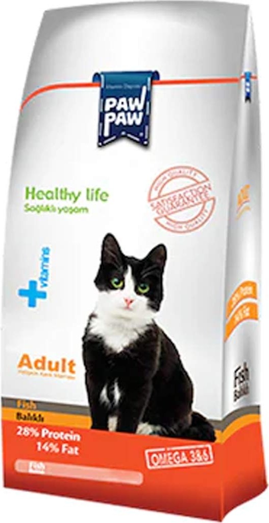Die Grup Pawpaw Balıklı Yetişkin Kedi Maması 15 kg