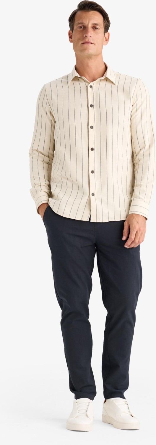 DeFacto Jogger Fit Beli Lastikli Cepli Dar Paça Keten Görünümlü Pantolon Z6475AZ25SP