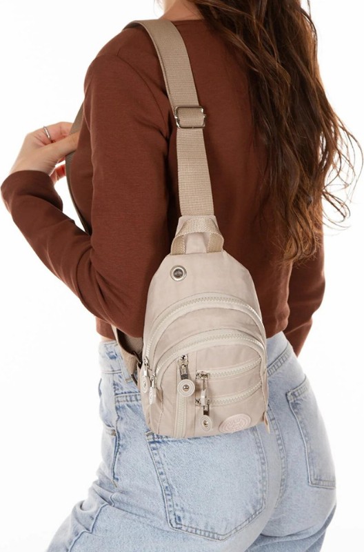 Sannora Bags Unisex Su Geçirmez Kulaklık USB Çıkışlı Çapraz Askılı Çanta Bel Omuz ve Göğüs Çanta Günlük Bodybag görsel 3