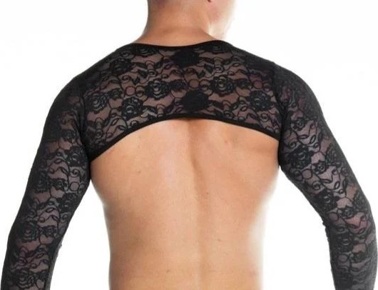 bebekokusu Erkek Fantezi Dantel Crop görsel 4