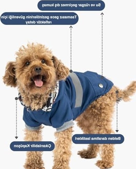 Aesco Köpek Yağmurluğu, Medium Boyut, KY-101 görsel 3