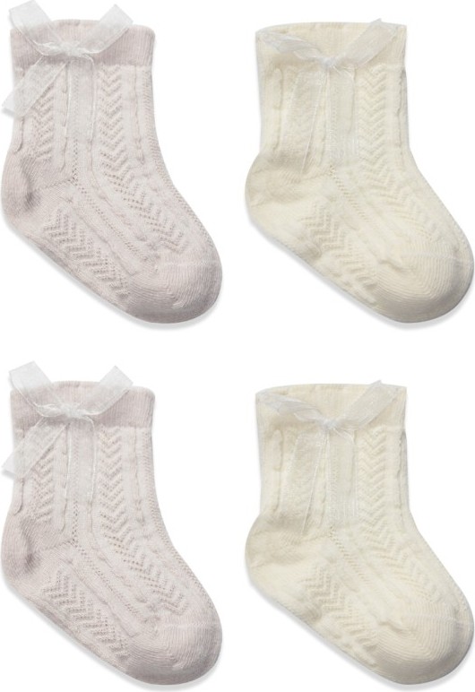 Akıllı Bayi Fiyonklu Penye Soket Çorap 2li 10149 Taş görsel 2
