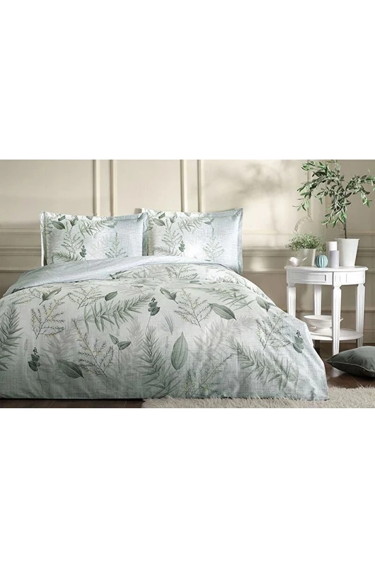 Resim MCM Group Özdilek Çift Kişilik Ranforce Nevresim Takımı Naturlig Yeşil 