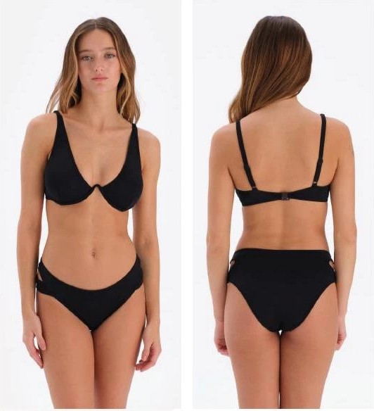 Eros Kadın 3131BK Balenli Bikini Tk. görsel 2