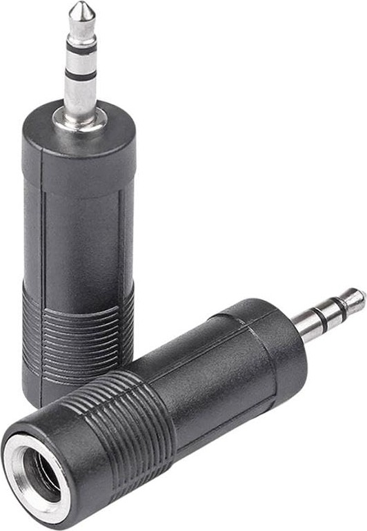 Aesco 3.5 mm Stereo Erkek/1 Di̇şi̇ 6.3 mm Jack (6.3 Mm-3.5mm Çevi̇ri̇ci)