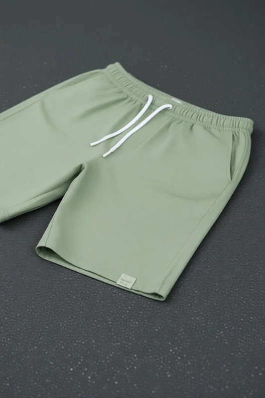 Madmext Siyah Basic Erkek Şort Regular Fit Yazlık Normal Bel Çift Cepli 6501 görsel 4