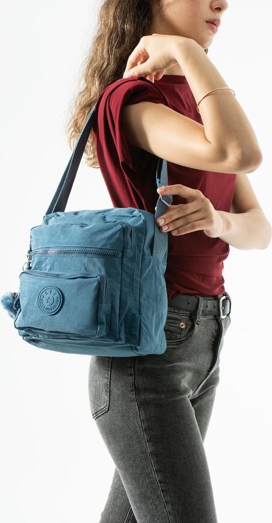Baginn Kadın Postacı Çanta 28*32 cm 571 Collection Klinkır Hafif Yağmur Geçirmez Klinkır Kumaş Çok Cepli